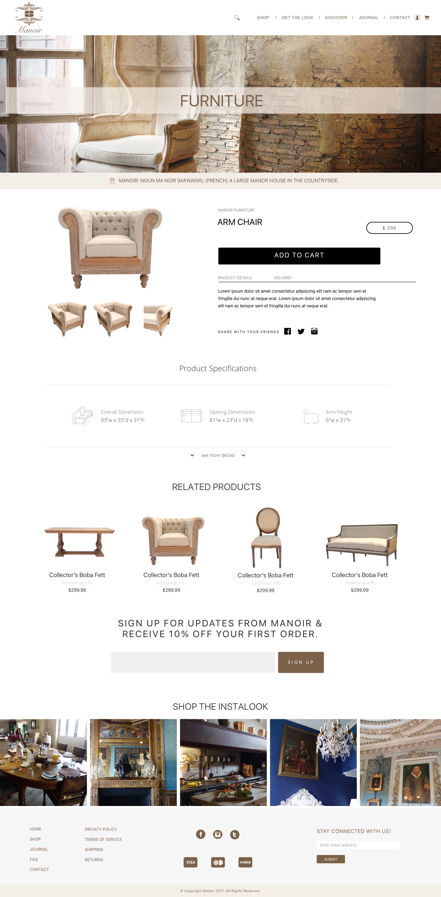 Manoir Product Details